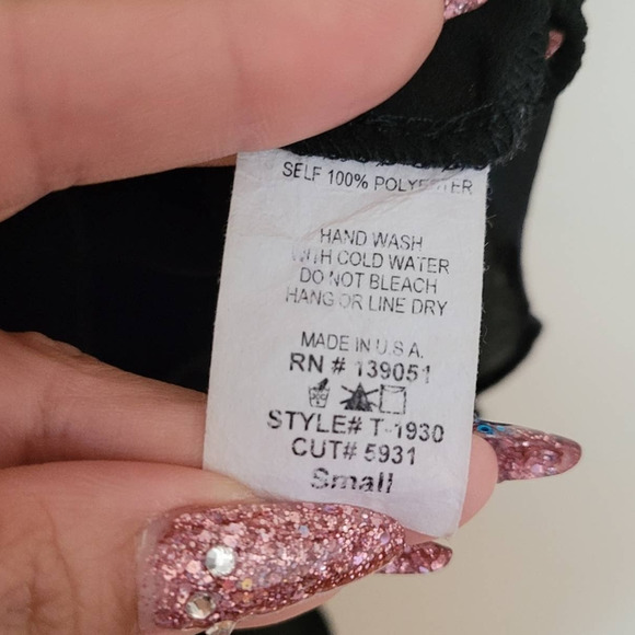 Willy Jay's Black Layered Tank Top Size Small - Picture 5 of 10